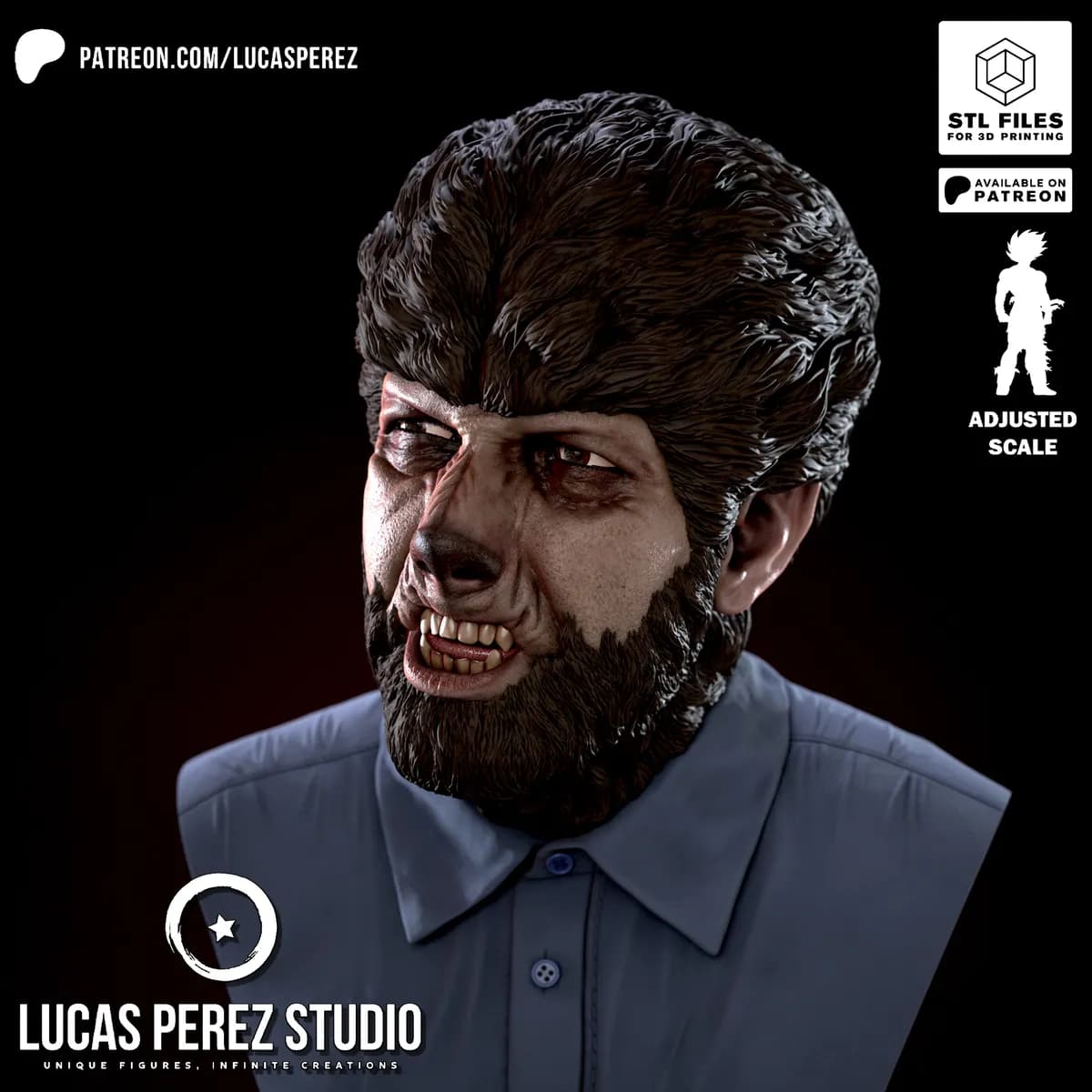 Busto de Wolfman - Imagen 11