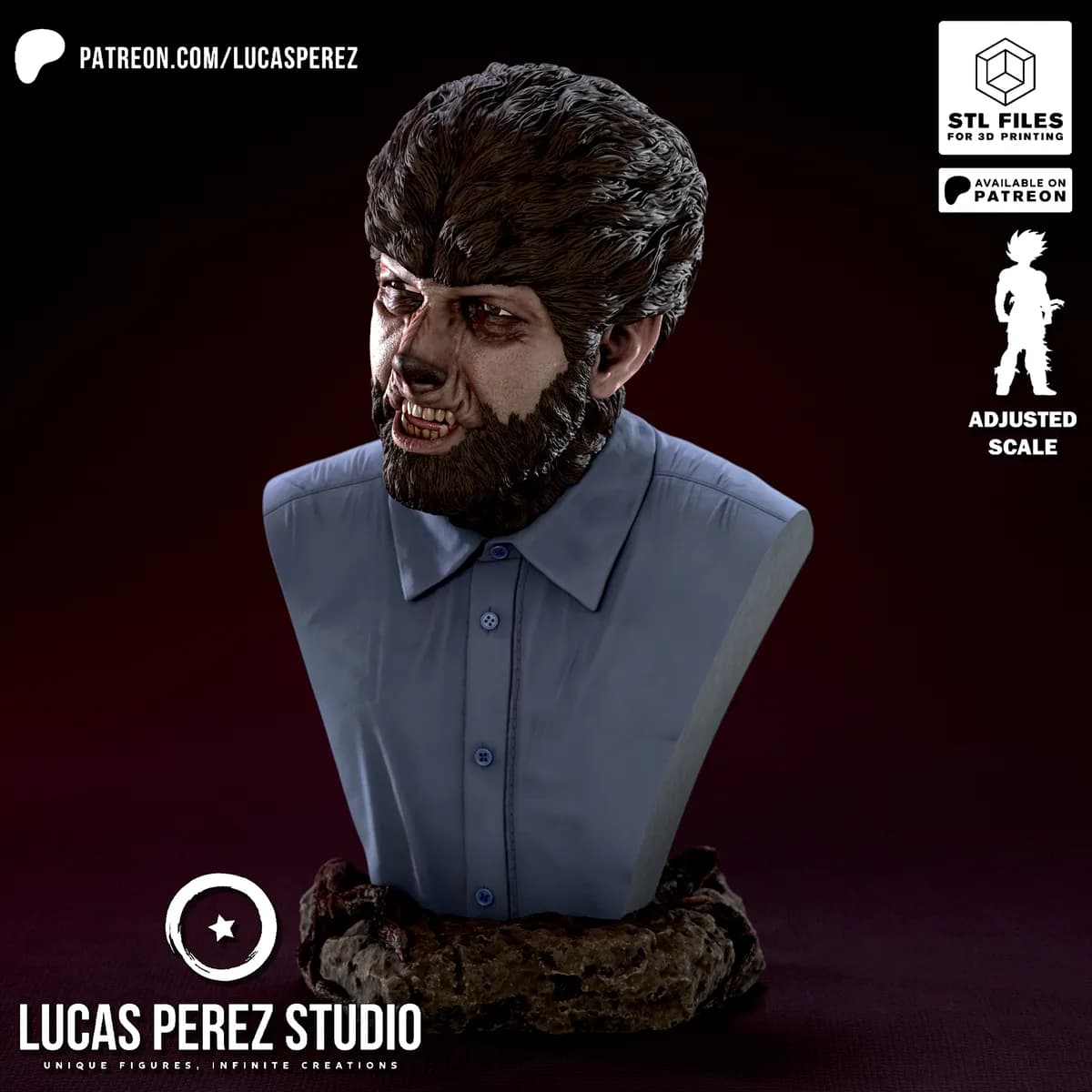 Busto de Wolfman - Imagen 17